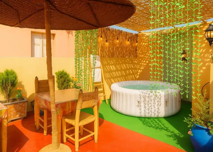 Riad Safran Rouge Jacuzzi RooftopHotel Marrakech